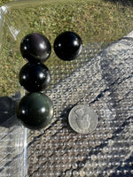 Rainbow Obsidian Spheres Large