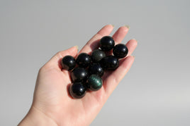 Rainbow Obsidian Spheres Small