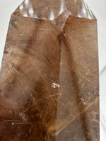 Gold Rutilated Quartz Point #8