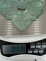 Green Fluorite Decorative Carved Heart with Stand #1