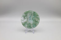 Moss Agate Polished Round Slice #13