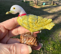 Duck Crystal Carving
