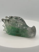 Fluorite Dragon Head Carving #15