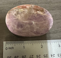 Amethyst Mixed with Stripe Agate Palm Stone #3
