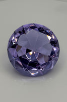 Purple Glass Gemstone Paperweight