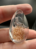 Beautiful Horse Garden Quartz Inner Scene Carving #1