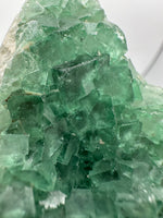 Green Fluorite Crystal Cluster from Madagascar
