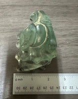 Fluorite Dragon Head Carving #19