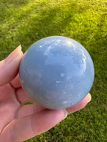 Baby Blue Angelite Sphere #4