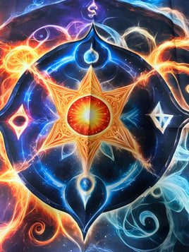 Bohemian Energy Fire Tarot/Altar Cloth