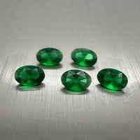 Manmade Emerald 6x4mm Oval