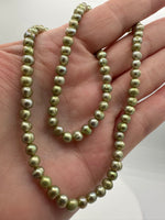 Lime Freshwater Pearl Strand #11