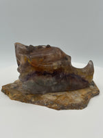 Fluorite Dragon Head Carving #9