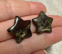 Dragon Blood Jasper Star Pair