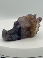 Fluorite Dragon Head Carving #3