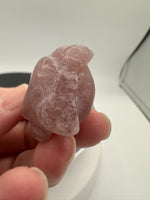 Ghostly Ghoul Strawberry Quartz Carved Crystal