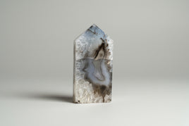 Black Onyx & Quartz Obelisk Tower #3