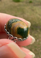 8th Vein Ocean Jasper S925 Sterling Silver Ring #1