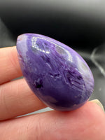Charoite Pear Shape Cabochon Good Quality #4