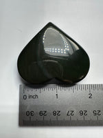 Rainbow Sheen Obsidian Heart #7