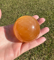 Honey Calcite Sphere #1