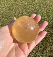 Honey Calcite Sphere #2