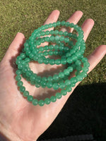 Green Aventurine Bracelets 6mm 7.5”