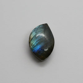 Labradorite Leaf Carving