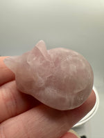 Rosé Quartz Sleeping Cat