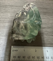Fluorite Dragon Head Carving #15
