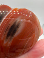 Carnelian Heart Palm Stone #4