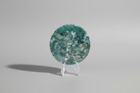 Moss Agate Polished Round Slice #7