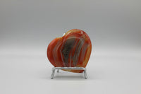 Carnelian Heart Palm Stone #1