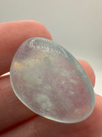 Clear Aquamarine Tumble for Wire Wrapping or Crafts