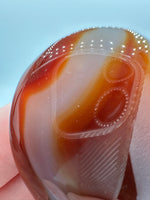 Carnelian Heart Palm Stone #13
