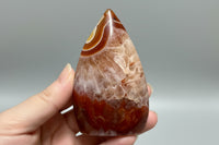 Carnelian Mixed Quartz Arrow Tower #1