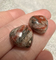 Brecciated Jasper Heart Pair
