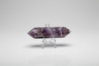 Double Terminated Chevron Amethyst Point #11