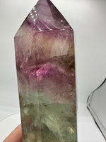 Large Fat Watermelon Fluorite Tower #5