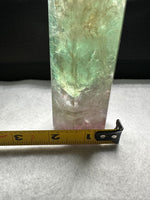 Large Fat Watermelon Fluorite Tower #3