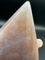 Ocean Jasper Polished Arrow Flame Freeform #4 – Peach & Moss Green – 147g