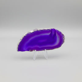 Dyed Purple Agate Slice #23