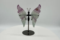 Fluorite Butterfly Wings & Stand #1