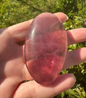 Fluorite Palm Stone #4