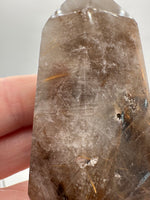 Gold Rutilated Quartz Point #11
