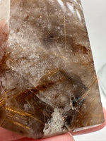 Gold Rutilated Quartz Point #11