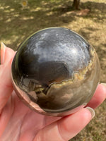 Volcano Agate Sphere UV Reactive #7