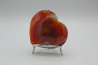 Carnelian Heart Palm Stone #2