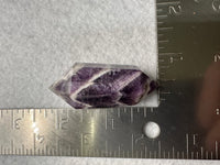 Double Terminated Chevron Amethyst Point #9