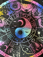 Twelve Constellations Tarot/Altar Cloth